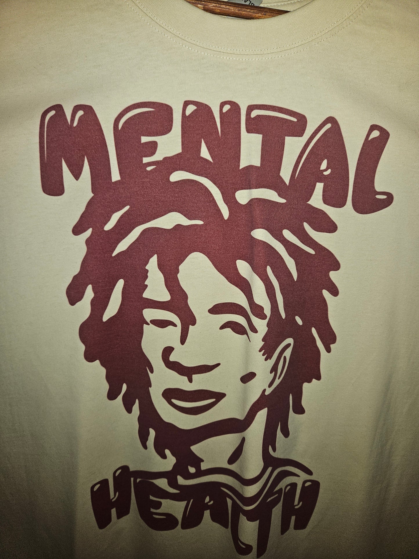 Mental Health Male Wide high quality T shirt